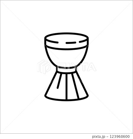 African Drum Icon 123968600