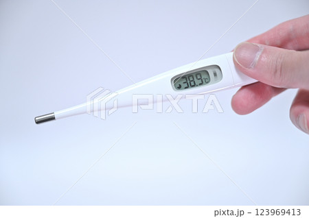 熱の体温計 熱の体温計 123969413