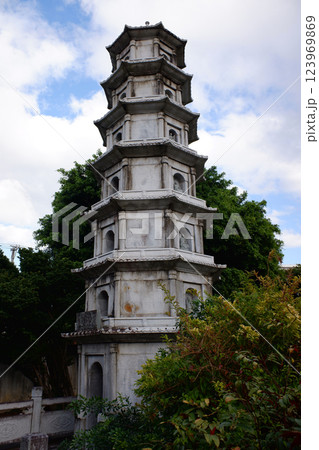沖縄県那覇市　福州園・白塔 123969869