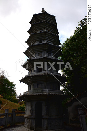 沖縄県那覇市 福州園・烏塔 沖縄県那覇市 福州園・烏塔 123970090