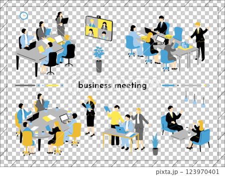 People having a business meeting 123970401