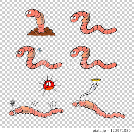 Earthworm set Earthworm set 123971080