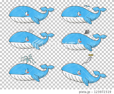 Whale Set 123972319