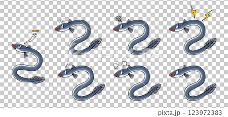 Eel set Eel set 123972383