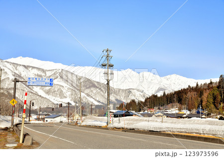 長野県白馬村神城／サンサンパーク白馬／堀之内区付近(長野県白馬村)【2025.3】 123973596