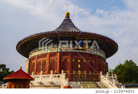 Impressive view of the Temple of Heaven, Beijing, China 123974055