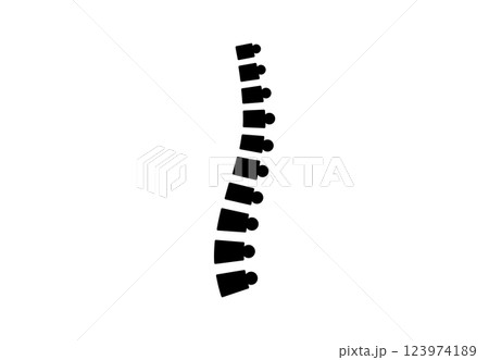 Spine medical poster 123974189