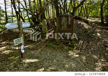 御坂山地の女坂峠（阿難坂峠） 123974669