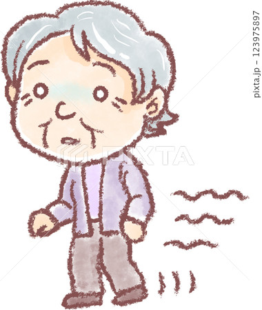 認知症_症状_徘徊_高齢女性 123975897