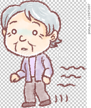 認知症_症状_徘徊_高齢女性 123975897