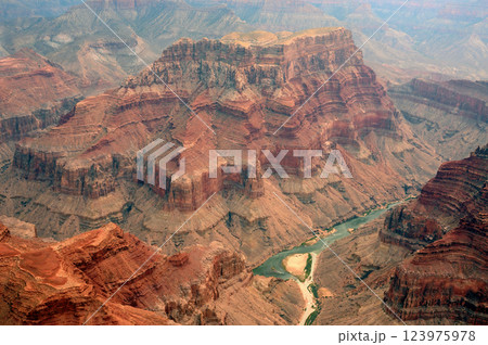 Aerial View Grand Canyon Arizona Aerial View Grand Canyon Arizona 123975978