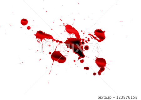 Blood splatters Blood splatters 123976158