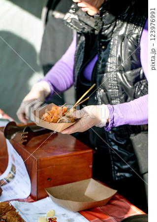 Street food festival 123976991