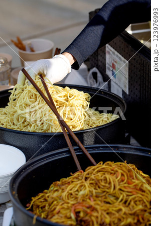 Street food festival asian food 123976993