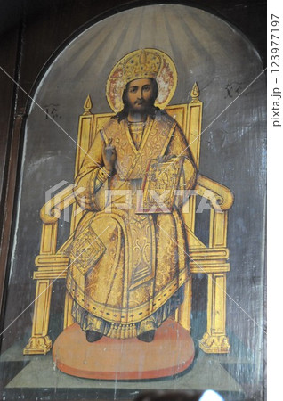 ヨルダン、マダバ、聖ジョージ教会、イコン 123977197