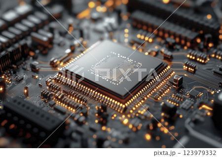 半導体_テクノロジー 123979332