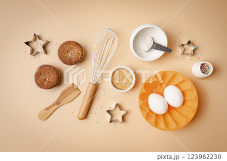 Baking or cooking background. Baking or cooking background. 123982230
