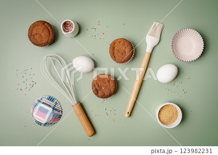 Baking or cooking background. Baking or cooking background. 123982231