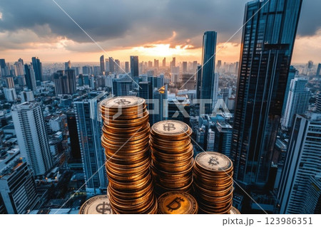 cute kitten on the window 123986351