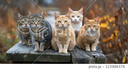 cute kitten on the window cute kitten on the window 123986378