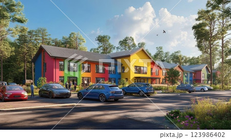 cute kitten on the window 123986402