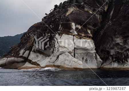 五島列島の海　上五島　長崎県　きれいな海 123987287