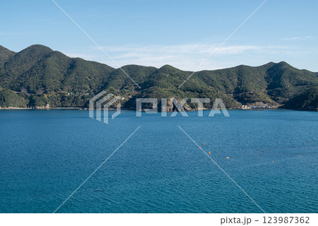 五島列島の海　上五島　長崎県　きれいな海 123987362