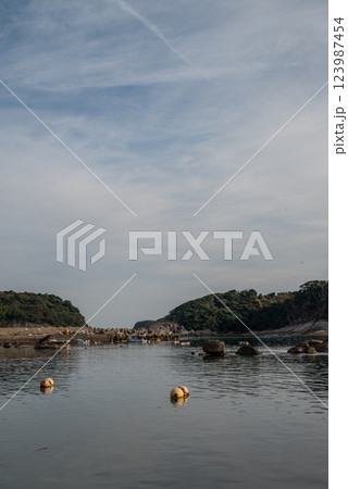 五島列島の海　上五島　長崎県　きれいな海 123987454
