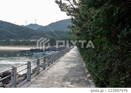 五島列島の海　上五島　長崎県　きれいな海 123987476