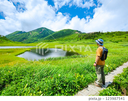 夏の火打山・妙高山登山（天狗の庭から火打山を望む） 123987541
