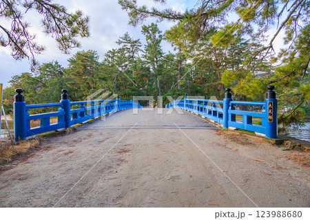天橋立の大天橋 天橋立の大天橋 123988680
