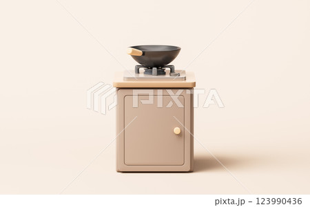 立体 3次元 3D 123990436