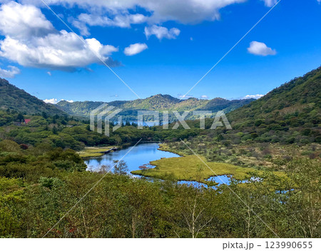 覚満淵 大沼 鳥居峠からの眺め 覚満淵 大沼 鳥居峠からの眺め 123990655