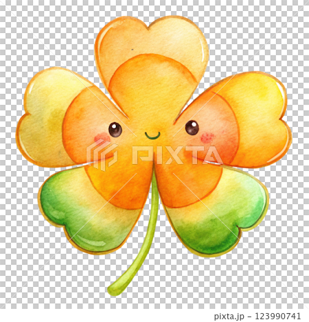 St. Patrick Day Watercolor St. Patrick Day Watercolor 123990741