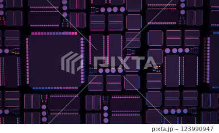 The Mother Board for Technology concept 3d Rendering. The Mother Board for Technology concept 3d Rendering. 123990947