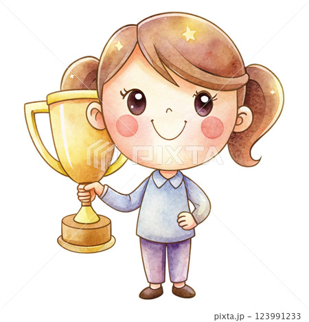 National Employee Appreciation Day  Watercolor 123991233