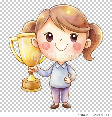 National Employee Appreciation Day  Watercolor 123991233