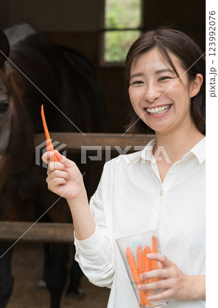 involved with horses involved with horses 123992076