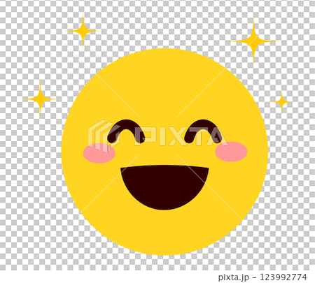 表情符號、表情符號、臉部表情插畫、笑 123992774