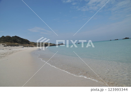 角島　しおかぜコバルトブルービーチ② 123993344
