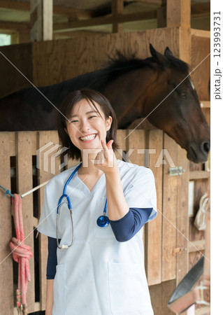 involved with horses 123993731