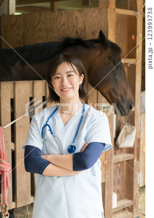 involved with horses 123993738
