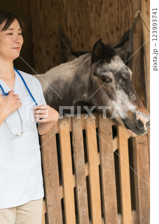 involved with horses 123993741