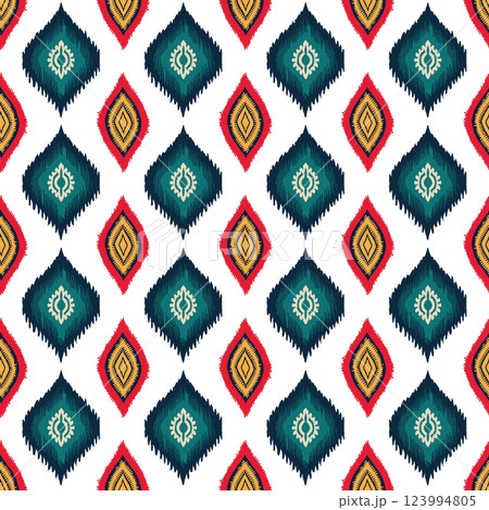 Ethnic boho seamless pattern. Traditional ornament. Tribal pattern. Folk motif. Can be used for wallpaper, textile, wrapping, web page background. Ethnic boho seamless pattern. Traditional ornament. Tribal pattern. Folk motif. Can be used for wallpaper, textile, wrapping, web page background. 123994805