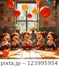 Red nose day in the Classroom 123995954