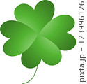 見つけるとハッピーな気分になれる四つ葉のクローバー 123996126