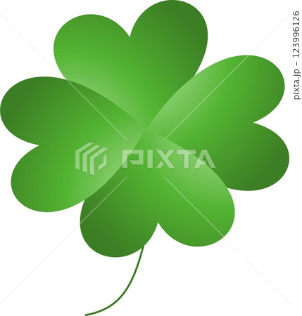 見つけるとハッピーな気分になれる四つ葉のクローバー 123996126