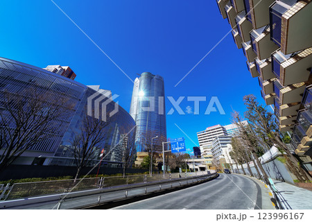 都市風景　東京　六本木の街並み 123996167