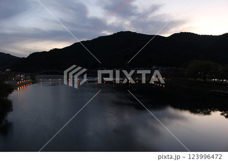 『 錦帯橋』山口県 #岩国 横山 #日本観光　Kintai Bridge 　 123996472