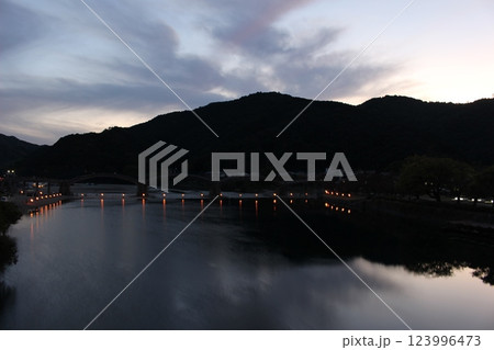 『 錦帯橋』山口県 #岩国 横山 #日本観光　Kintai Bridge 　 123996473